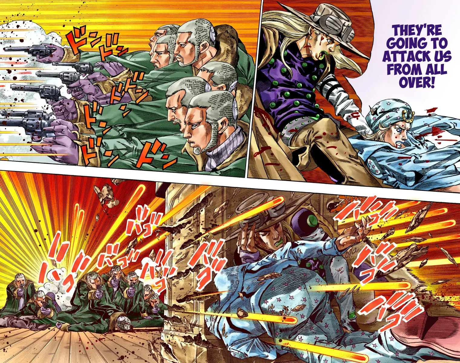 JoJo's Bizarre Adventure Steel Ball Run Colored Manga β Chapter 47 β Page 11