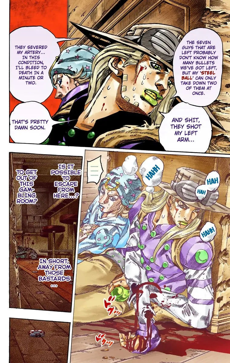 JoJo's Bizarre Adventure Steel Ball Run Colored Manga β Chapter 47 β Page 16