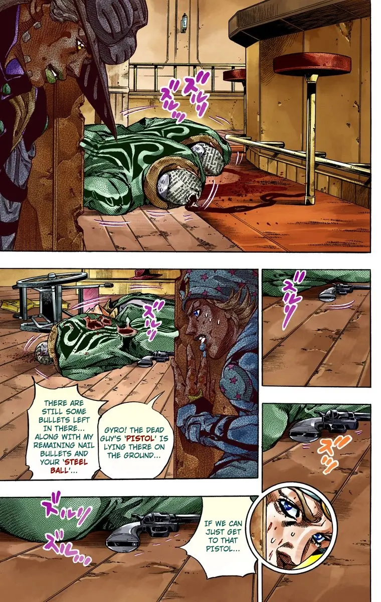 JoJo's Bizarre Adventure Steel Ball Run Colored Manga β Chapter 47 β Page 21