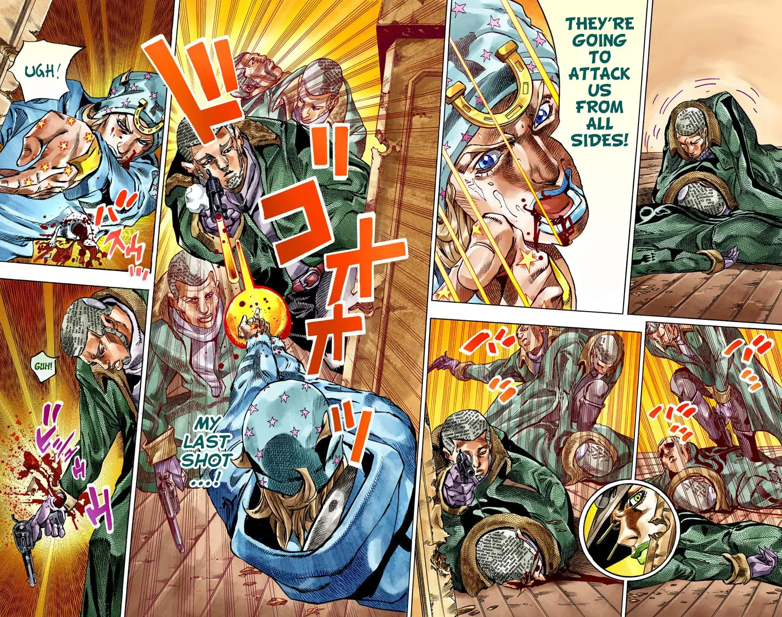 JoJo's Bizarre Adventure Steel Ball Run Colored Manga β Chapter 47 β Page 23