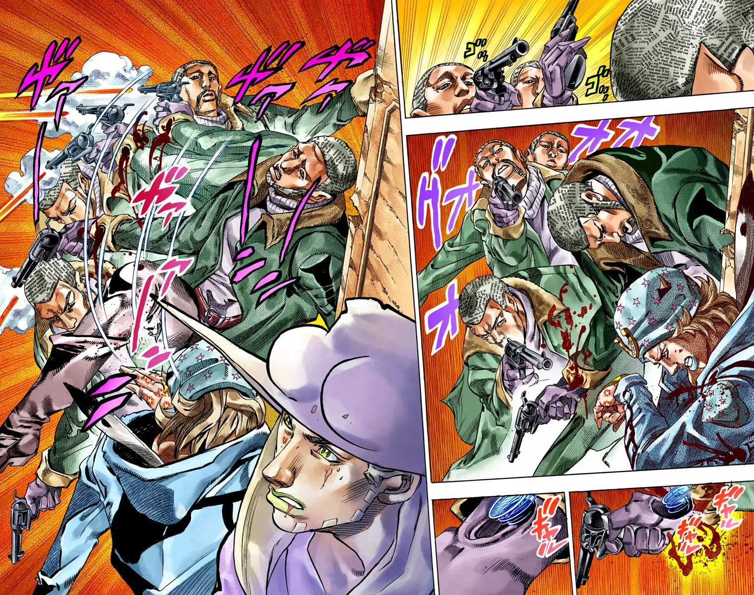JoJo's Bizarre Adventure Steel Ball Run Colored Manga β Chapter 47 β Page 24