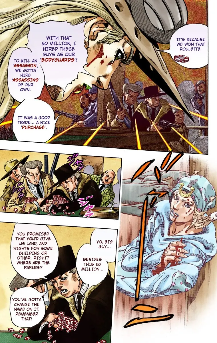 JoJo's Bizarre Adventure Steel Ball Run Colored Manga β Chapter 47 β Page 33