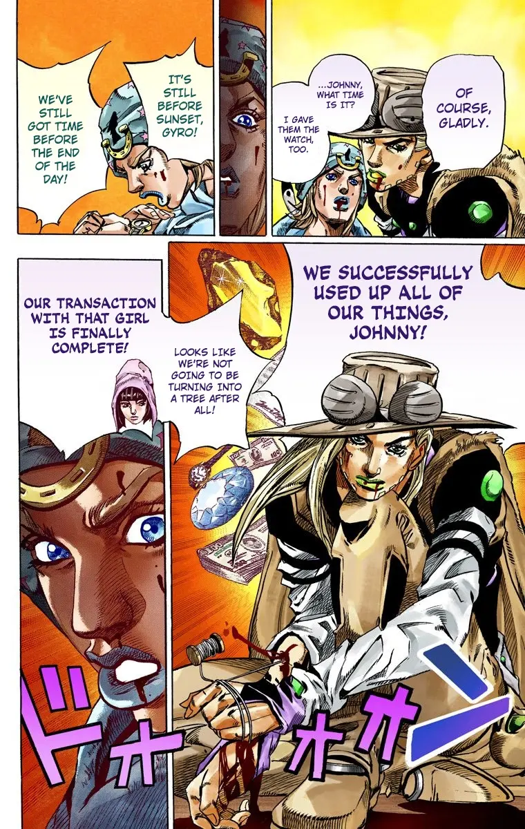 JoJo's Bizarre Adventure Steel Ball Run Colored Manga β Chapter 47 β Page 34