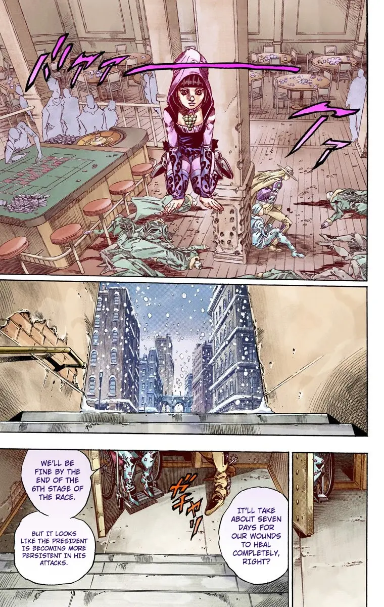 JoJo's Bizarre Adventure Steel Ball Run Colored Manga β Chapter 47 β Page 35