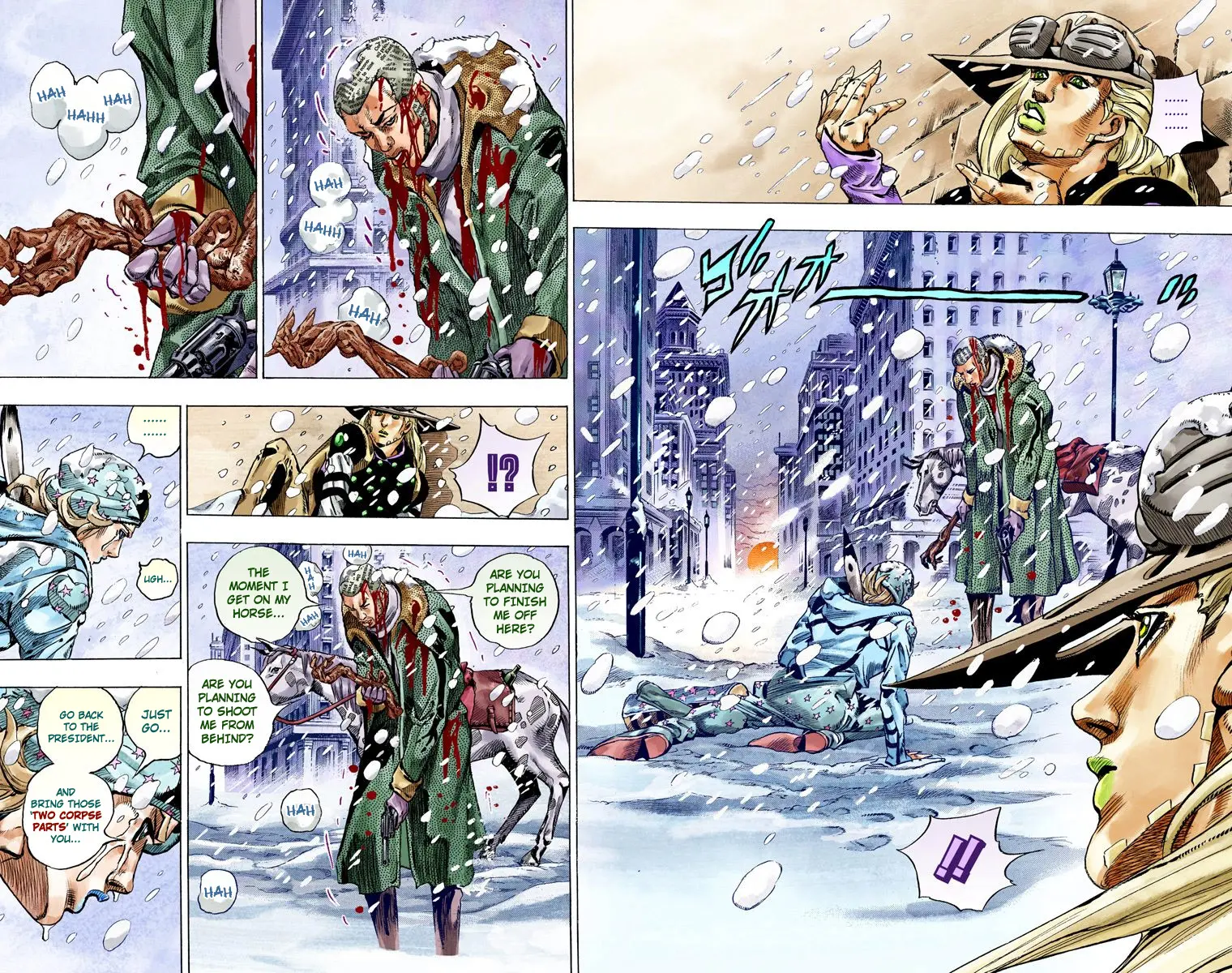 JoJo's Bizarre Adventure Steel Ball Run Colored Manga β Chapter 48 β Page 10
