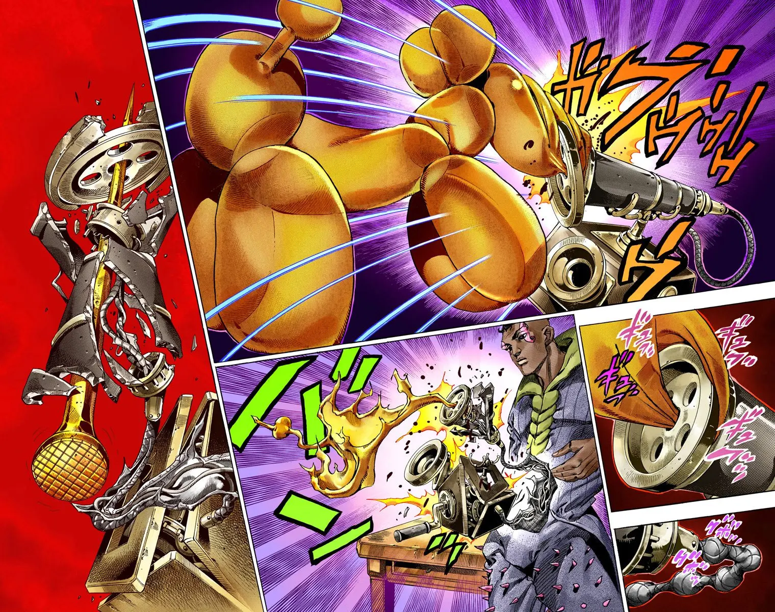 JoJo's Bizarre Adventure Steel Ball Run Colored Manga β Chapter 48 β Page 36
