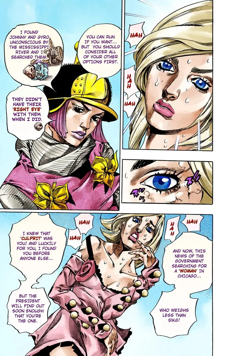 JoJo's Bizarre Adventure Steel Ball Run Colored Manga β Chapter 49 β Page 29
