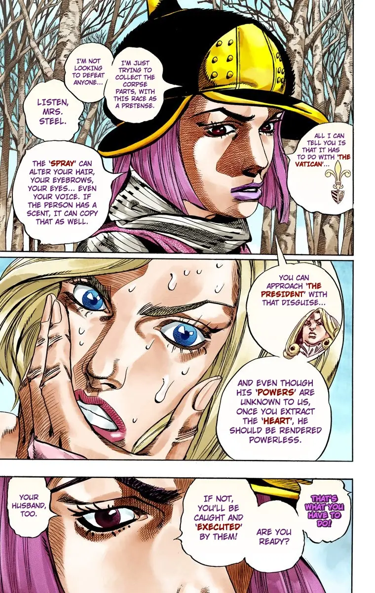 JoJo's Bizarre Adventure Steel Ball Run Colored Manga β Chapter 49 β Page 31