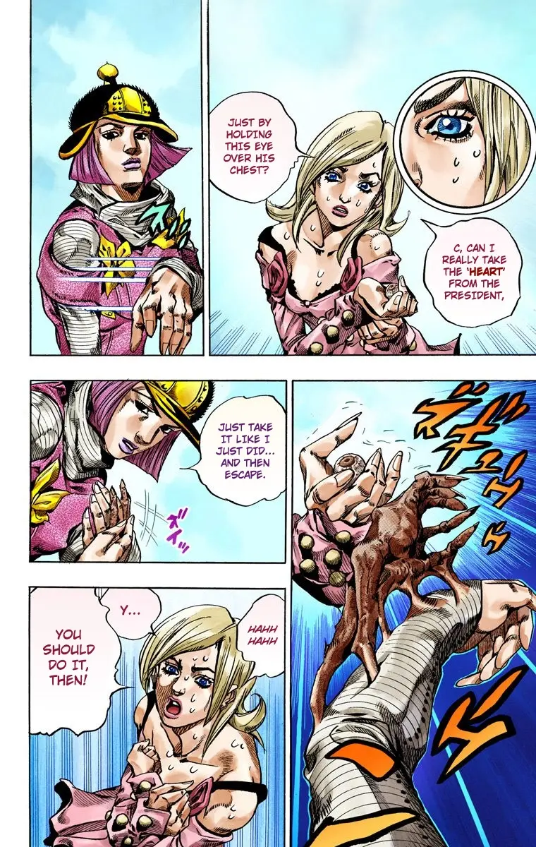 JoJo's Bizarre Adventure Steel Ball Run Colored Manga β Chapter 49 β Page 32
