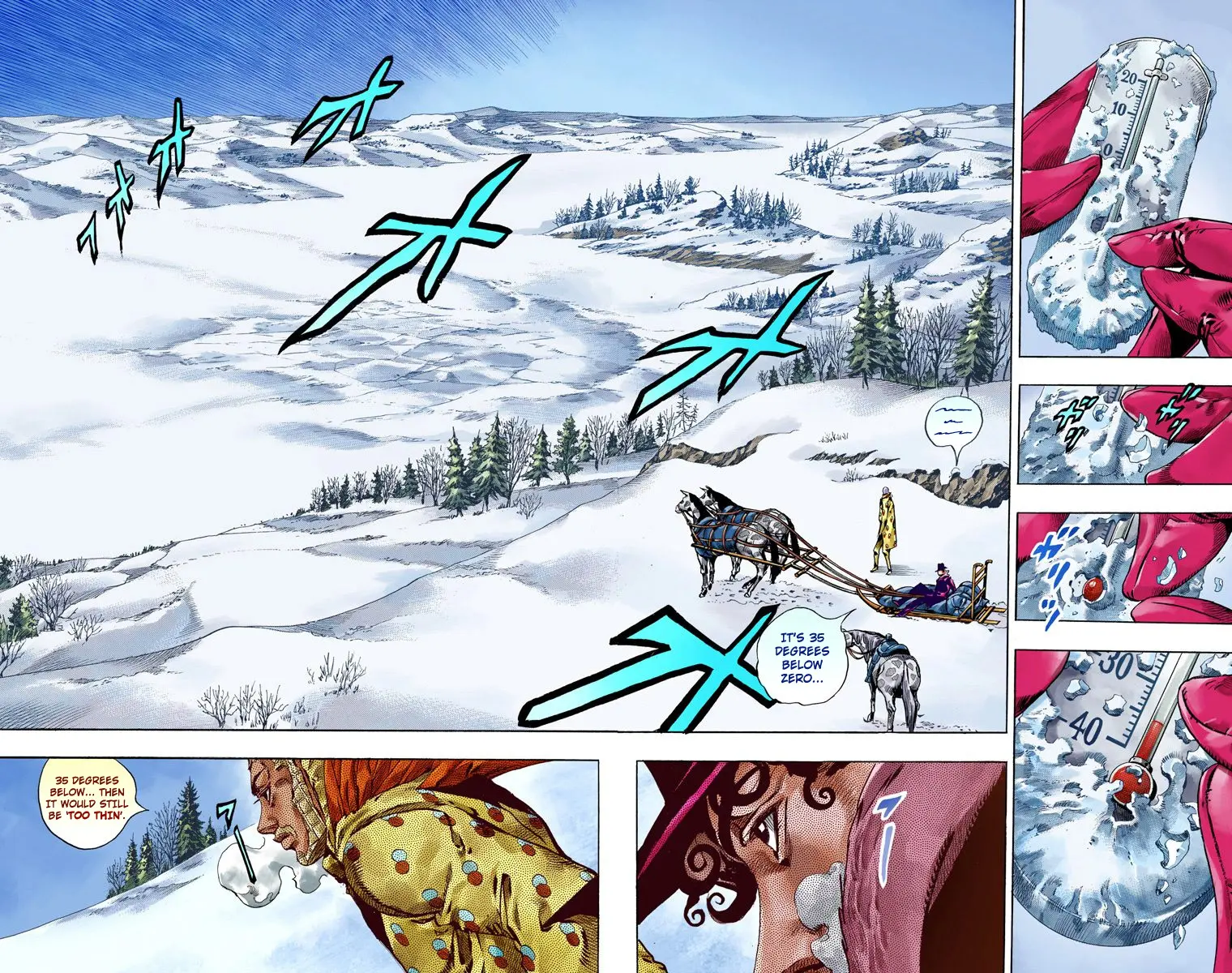 JoJo's Bizarre Adventure Steel Ball Run Colored Manga β Chapter 51 β Page 3