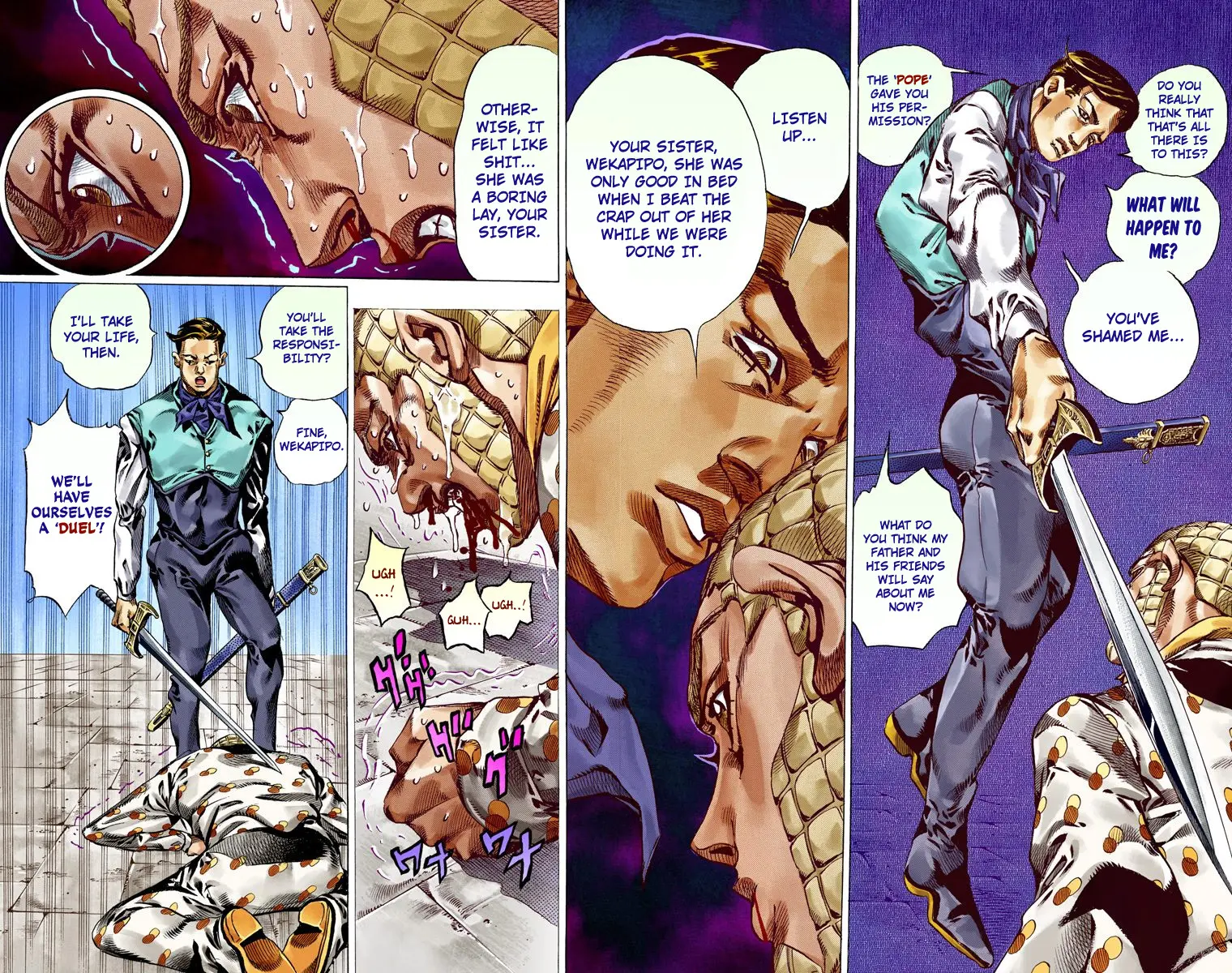 JoJo's Bizarre Adventure Steel Ball Run Colored Manga β Chapter 51 β Page 12