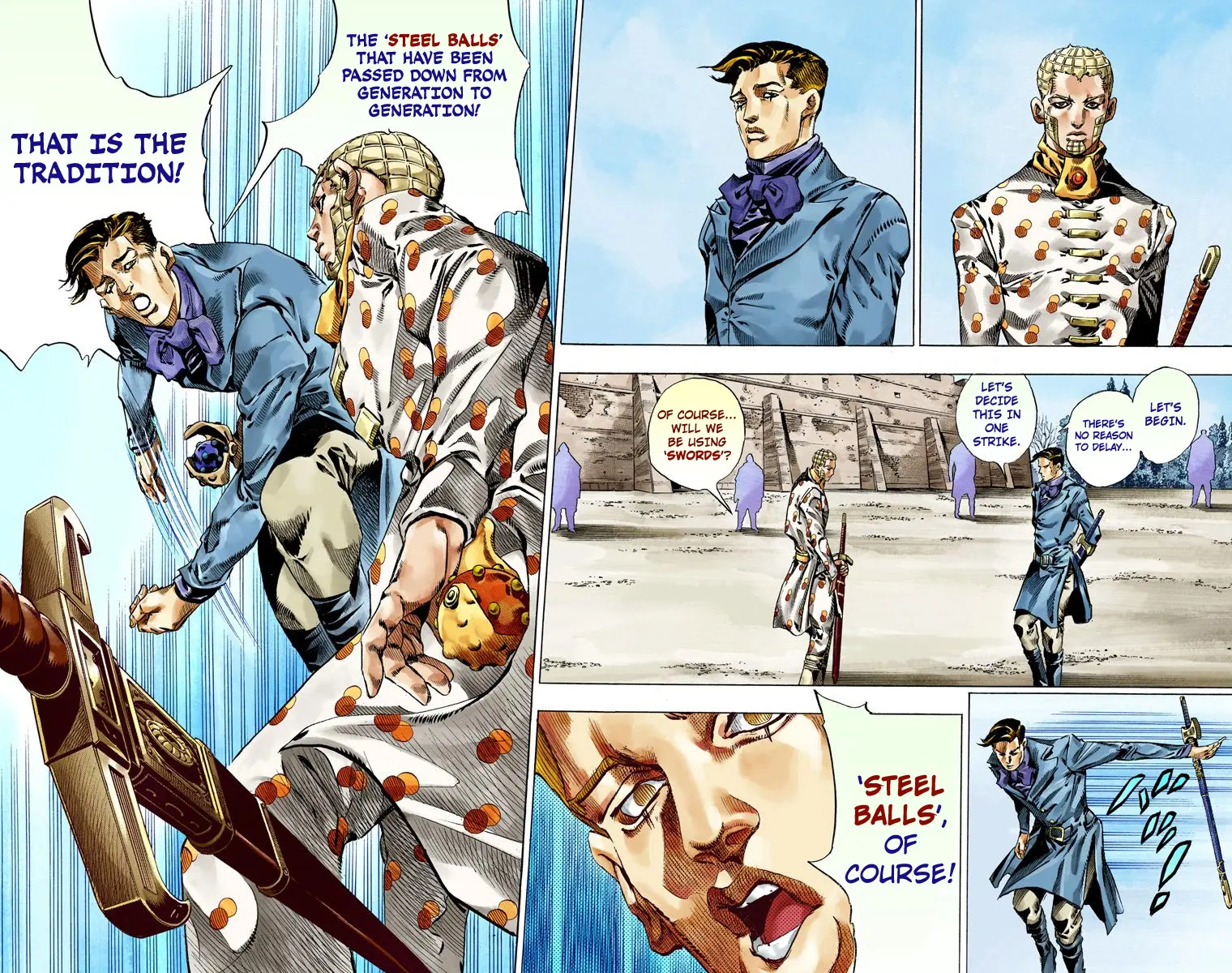 JoJo's Bizarre Adventure Steel Ball Run Colored Manga β Chapter 51 β Page 15