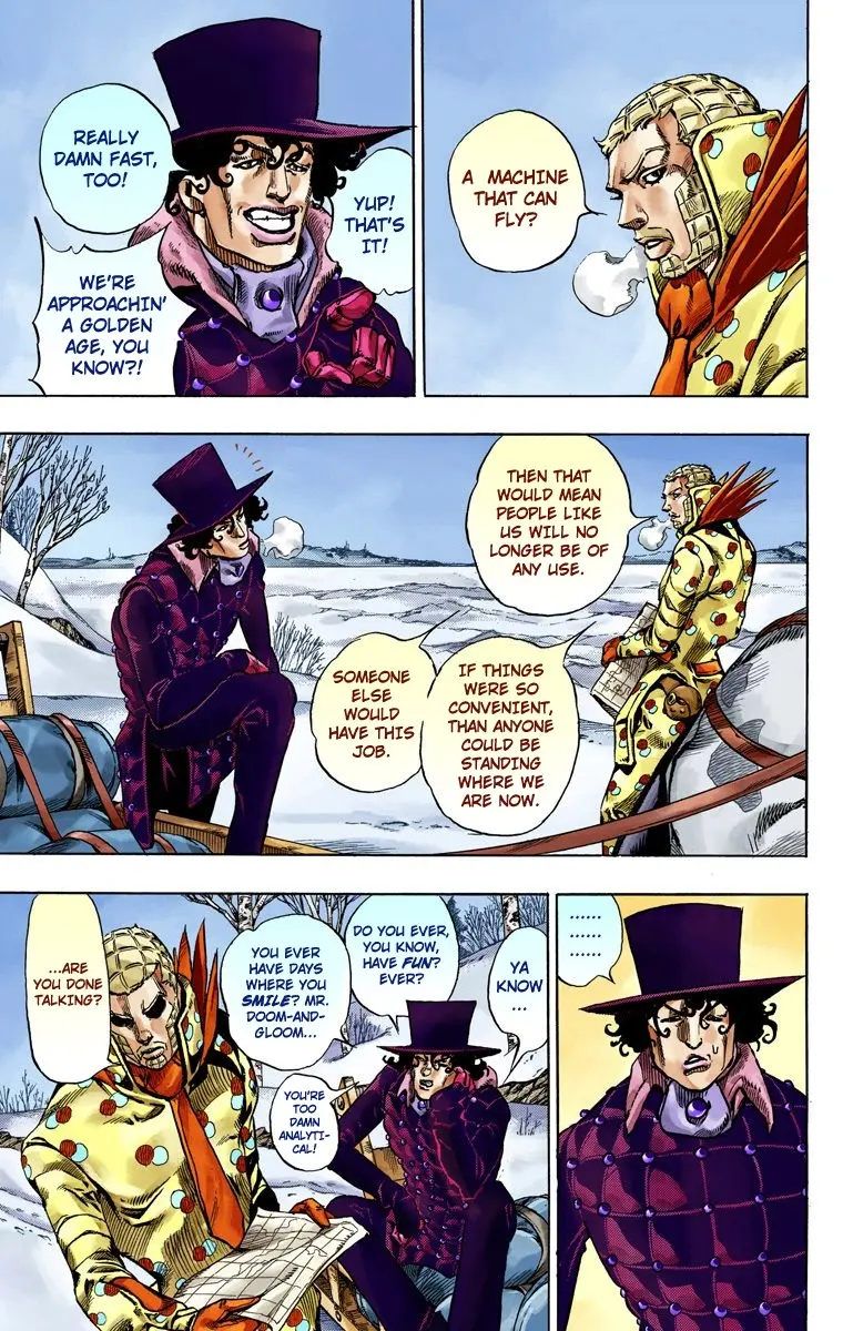 JoJo's Bizarre Adventure Steel Ball Run Colored Manga β Chapter 51 β Page 25