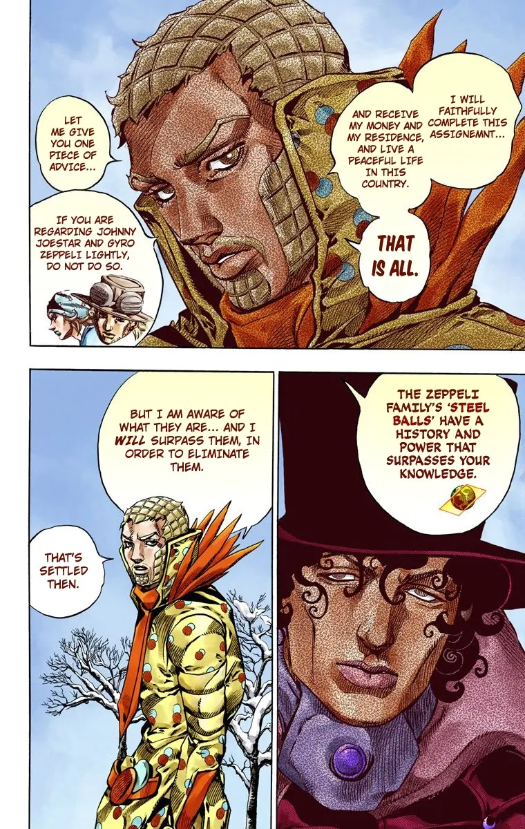 JoJo's Bizarre Adventure Steel Ball Run Colored Manga β Chapter 51 β Page 26