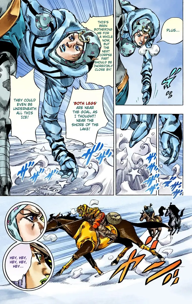 JoJo's Bizarre Adventure Steel Ball Run Colored Manga β Chapter 51 β Page 34