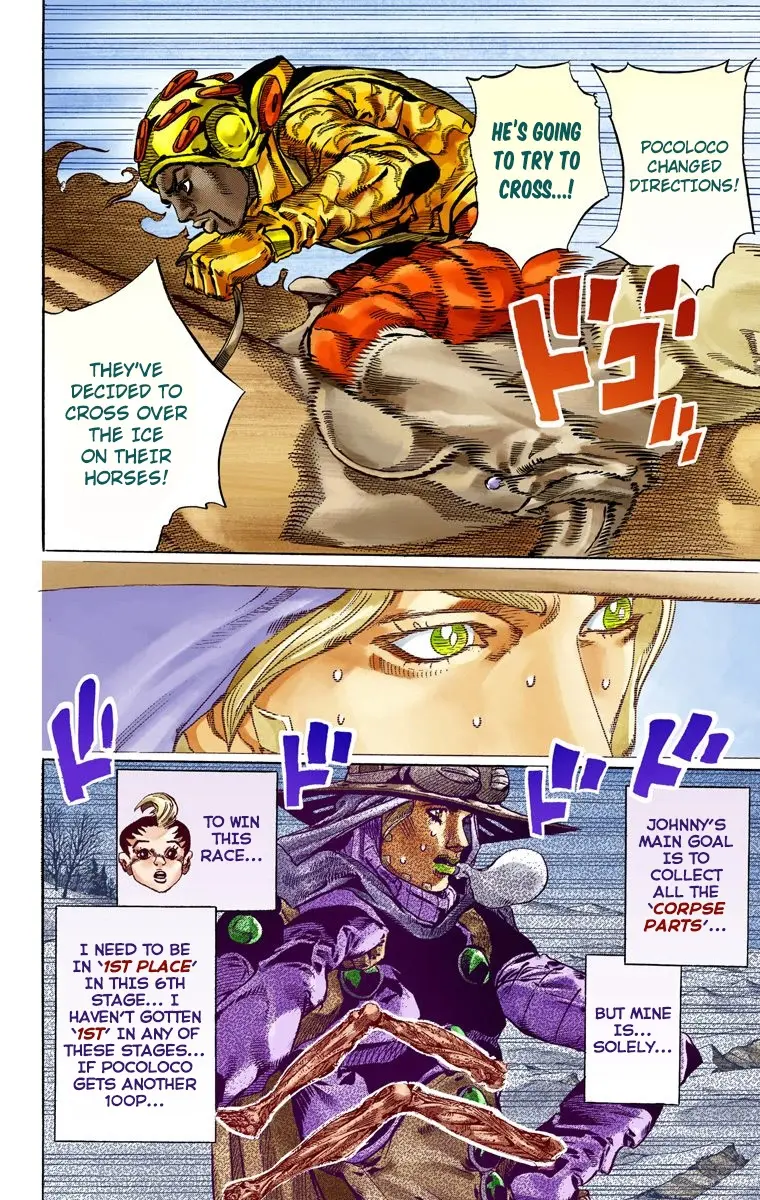 JoJo's Bizarre Adventure Steel Ball Run Colored Manga β Chapter 51 β Page 35