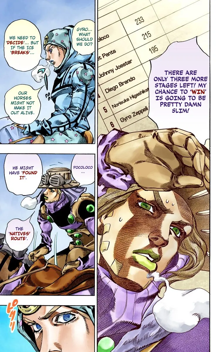 JoJo's Bizarre Adventure Steel Ball Run Colored Manga β Chapter 51 β Page 36