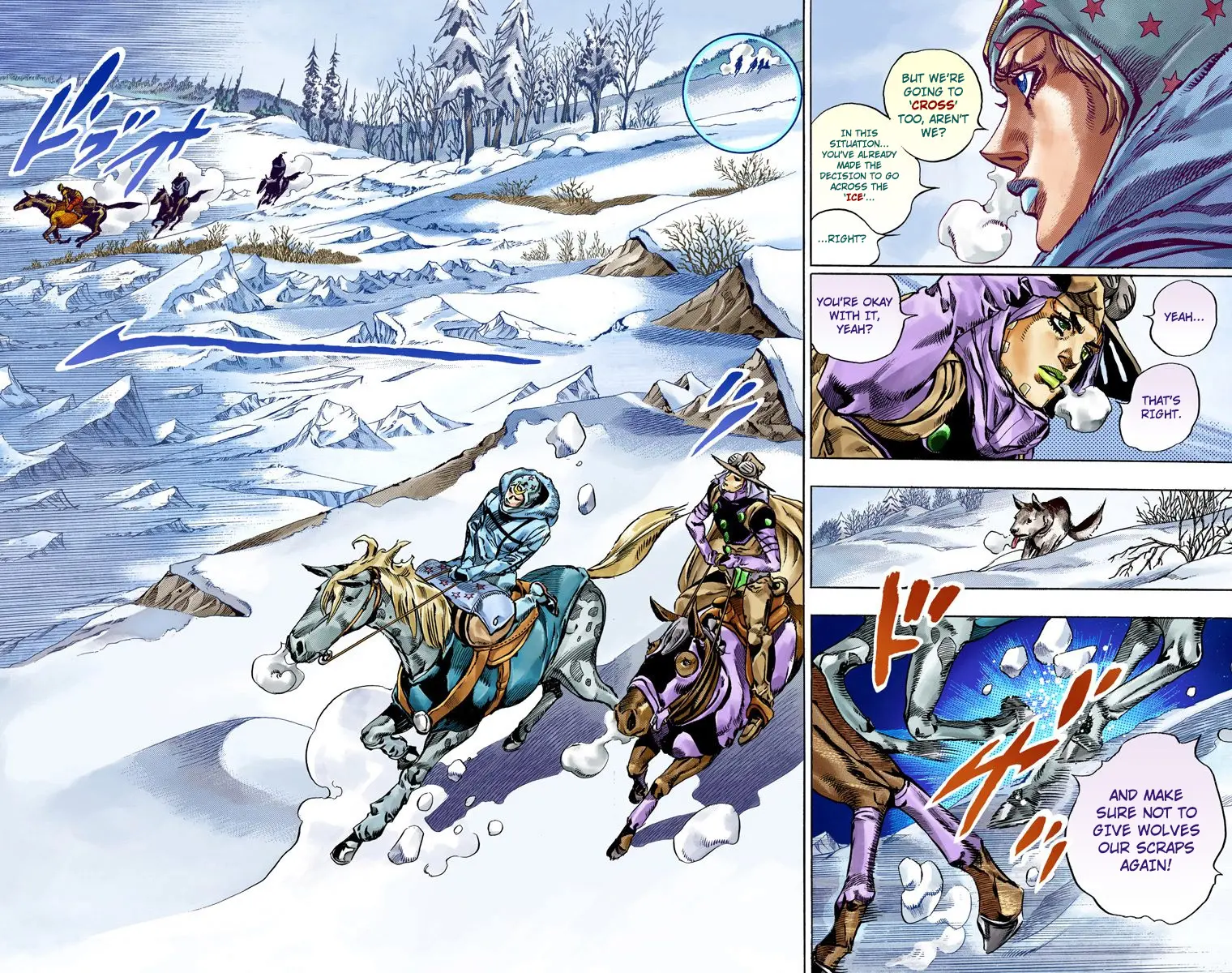 JoJo's Bizarre Adventure Steel Ball Run Colored Manga β Chapter 51 β Page 38