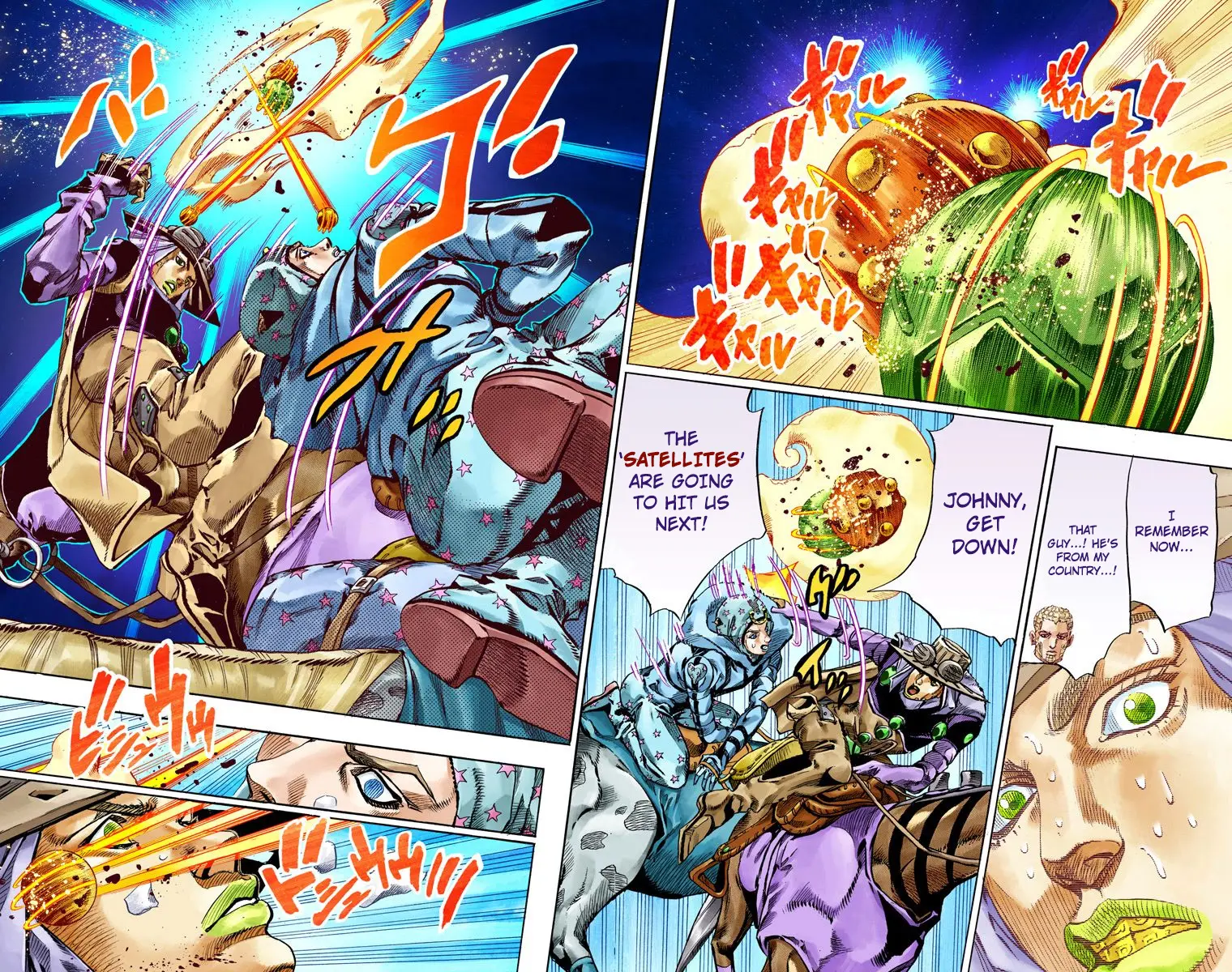 JoJo's Bizarre Adventure Steel Ball Run Colored Manga β Chapter 51 β Page 45