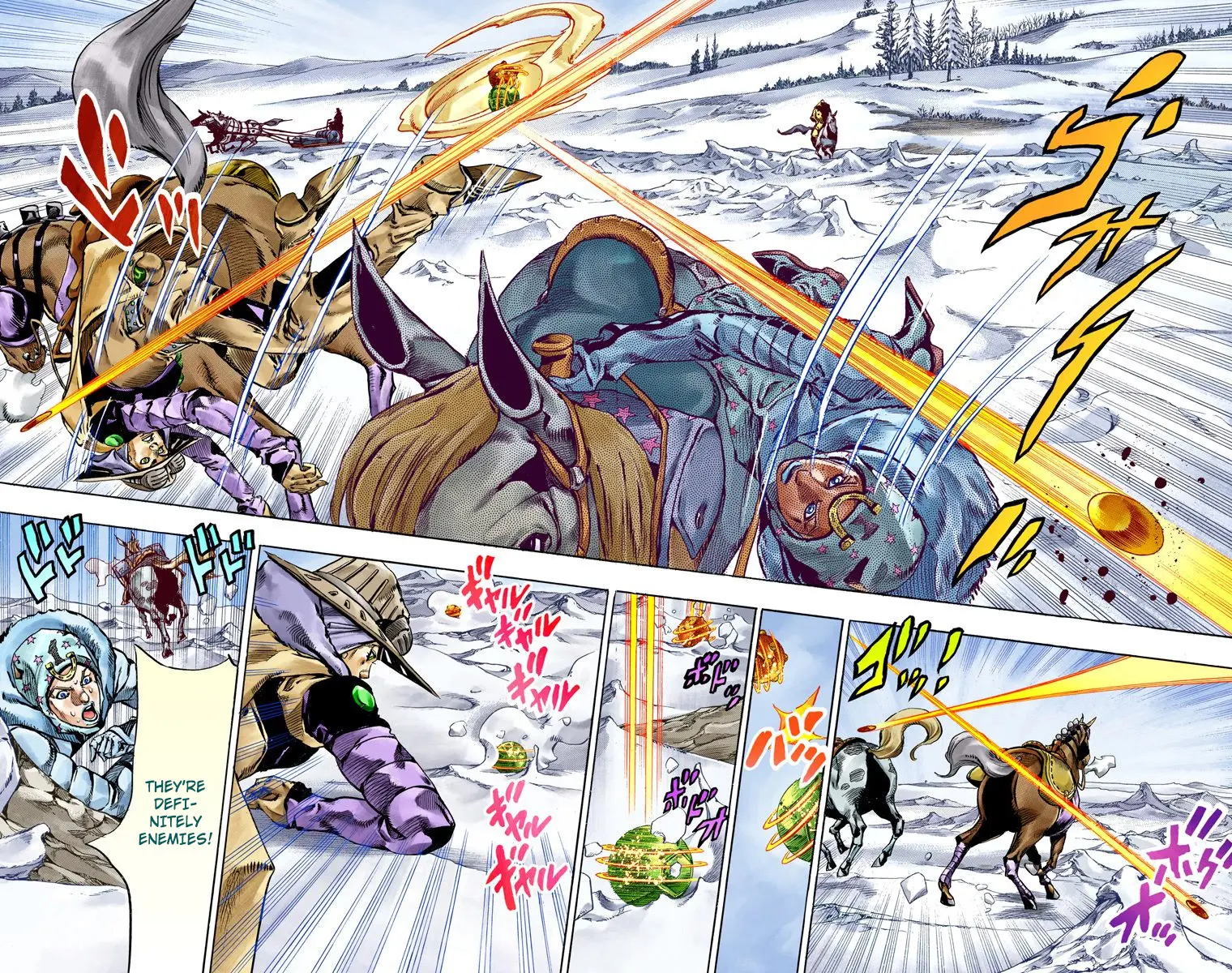 JoJo's Bizarre Adventure Steel Ball Run Colored Manga β Chapter 51 β Page 46