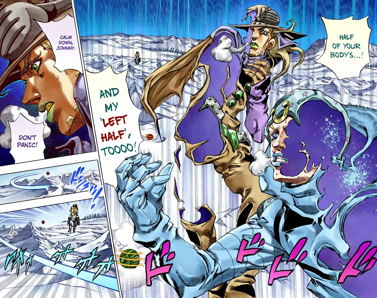 JoJo's Bizarre Adventure Steel Ball Run Colored Manga β Chapter 52 β Page 12