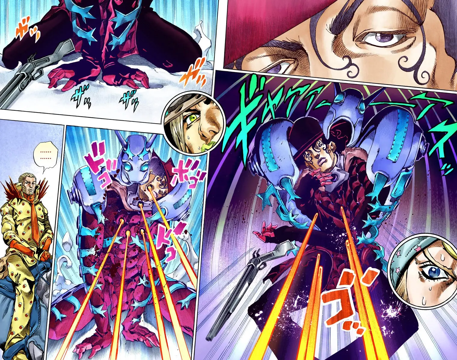 JoJo's Bizarre Adventure Steel Ball Run Colored Manga β Chapter 52 β Page 20
