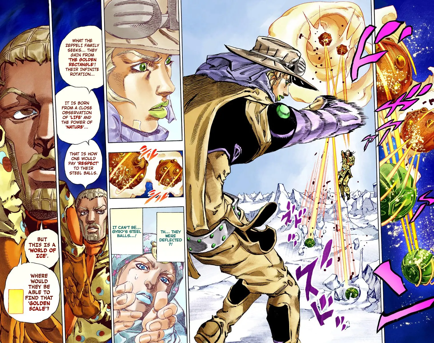 JoJo's Bizarre Adventure Steel Ball Run Colored Manga β Chapter 52 β Page 36