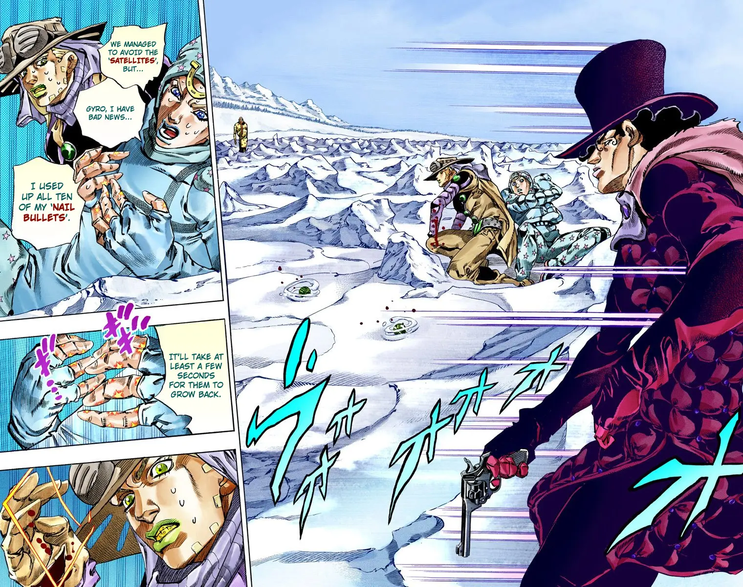 JoJo's Bizarre Adventure Steel Ball Run Colored Manga β Chapter 53 β Page 14