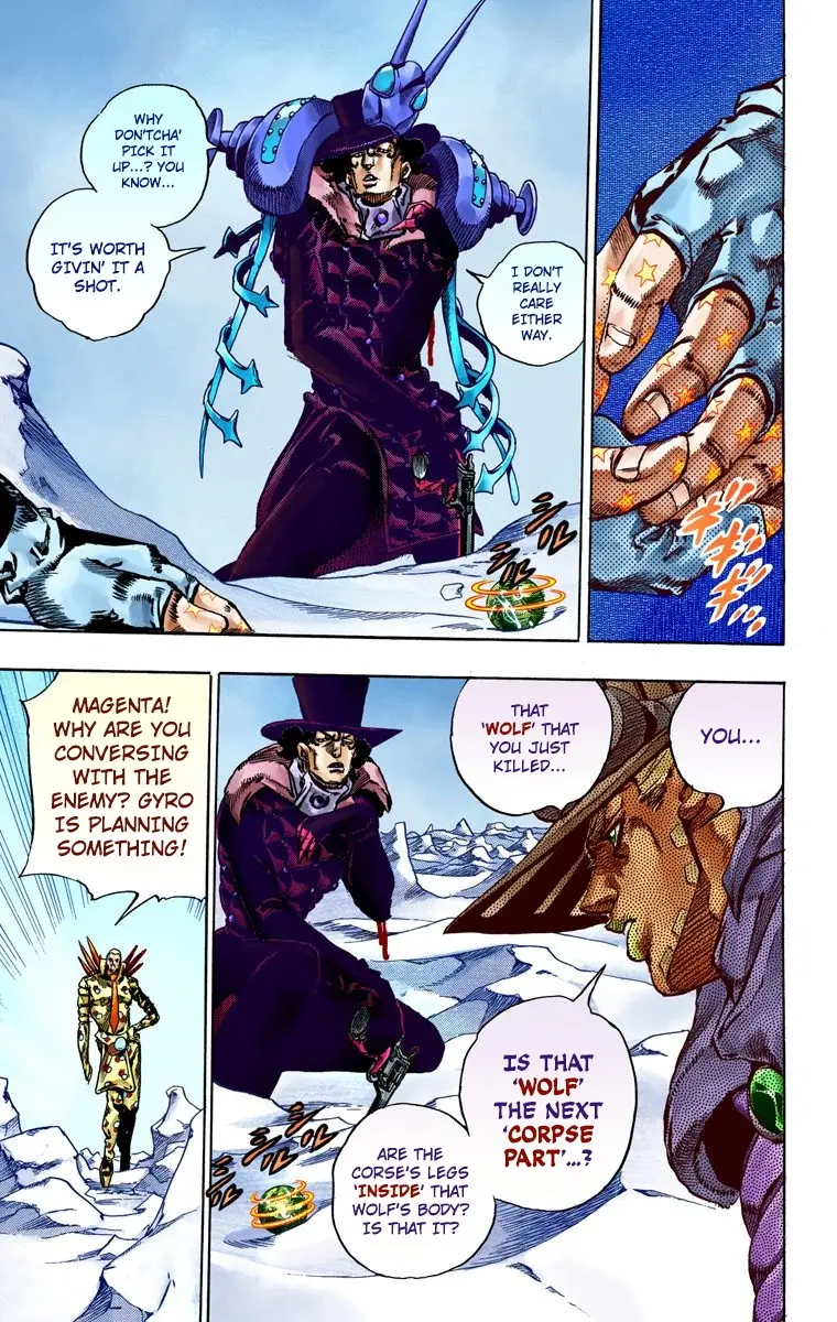 JoJo's Bizarre Adventure Steel Ball Run Colored Manga β Chapter 53 β Page 32