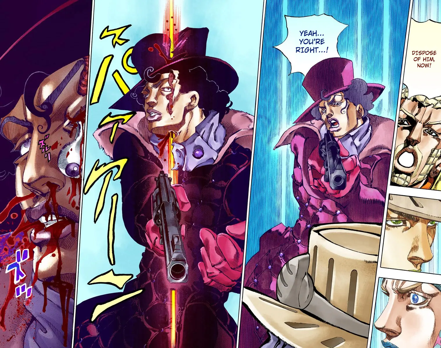 JoJo's Bizarre Adventure Steel Ball Run Colored Manga β Chapter 53 β Page 33