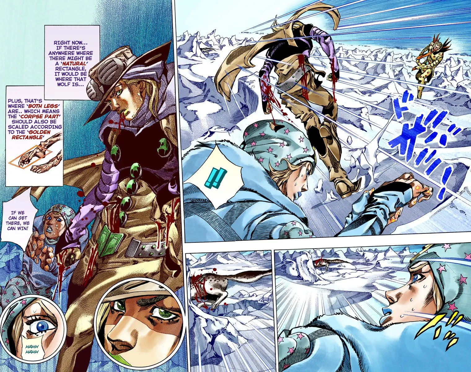 JoJo's Bizarre Adventure Steel Ball Run Colored Manga β Chapter 54 β Page 6