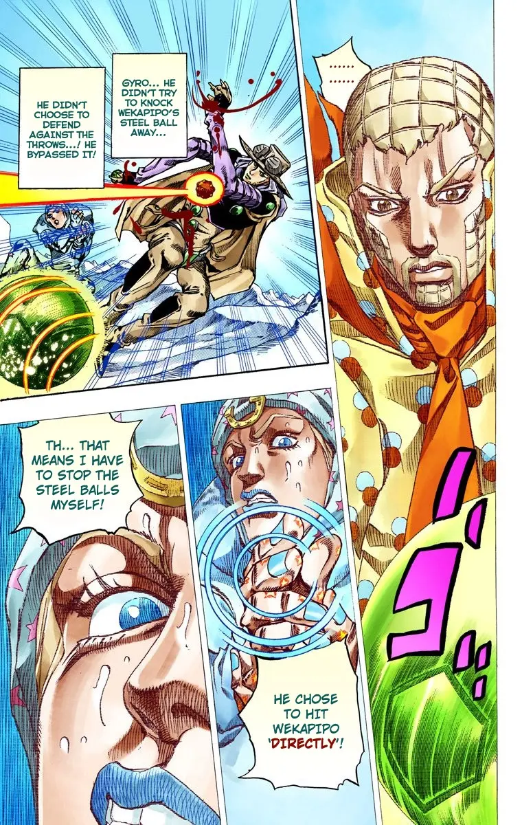 JoJo's Bizarre Adventure Steel Ball Run Colored Manga β Chapter 54 β Page 9