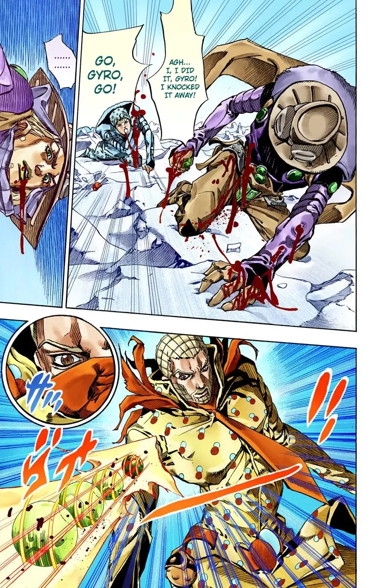 JoJo's Bizarre Adventure Steel Ball Run Colored Manga β Chapter 54 β Page 13