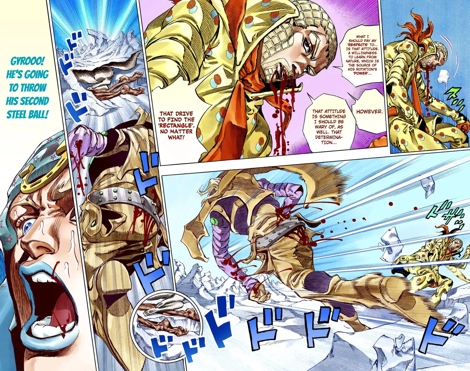 JoJo's Bizarre Adventure Steel Ball Run Colored Manga β Chapter 54 β Page 18