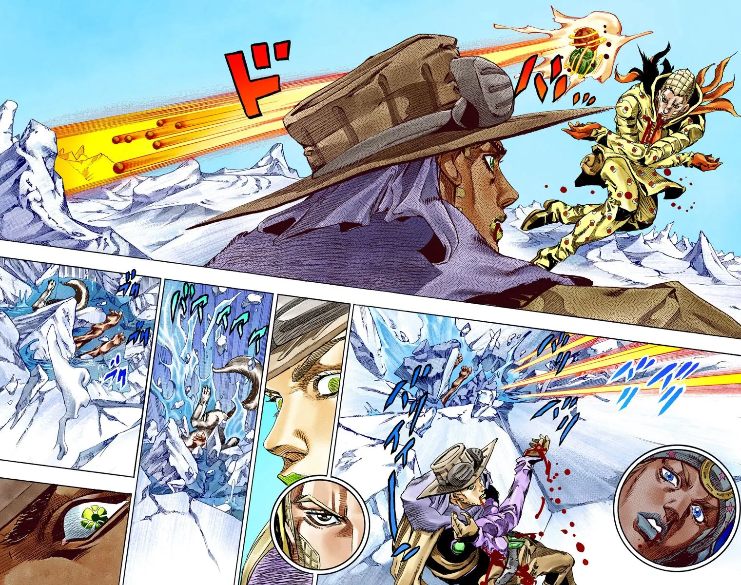 JoJo's Bizarre Adventure Steel Ball Run Colored Manga β Chapter 54 β Page 20