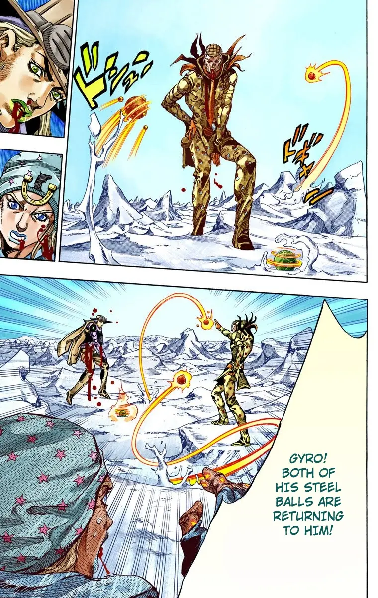 JoJo's Bizarre Adventure Steel Ball Run Colored Manga β Chapter 54 β Page 22