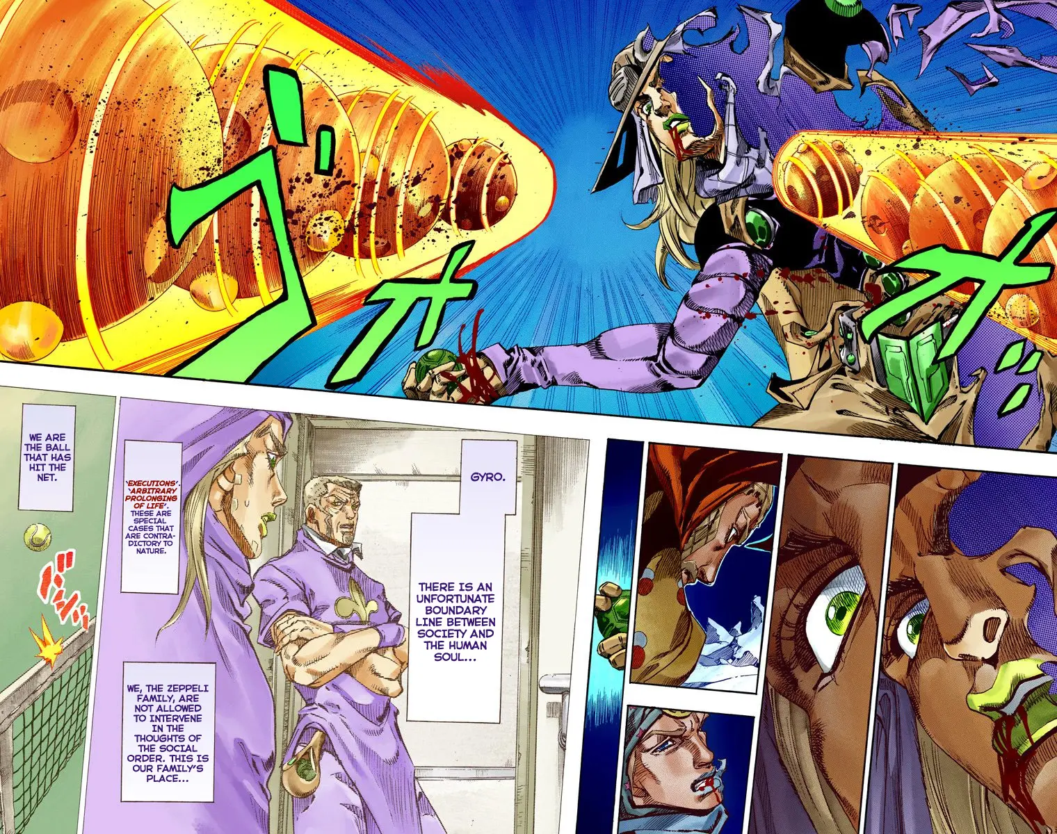 JoJo's Bizarre Adventure Steel Ball Run Colored Manga β Chapter 54 β Page 27