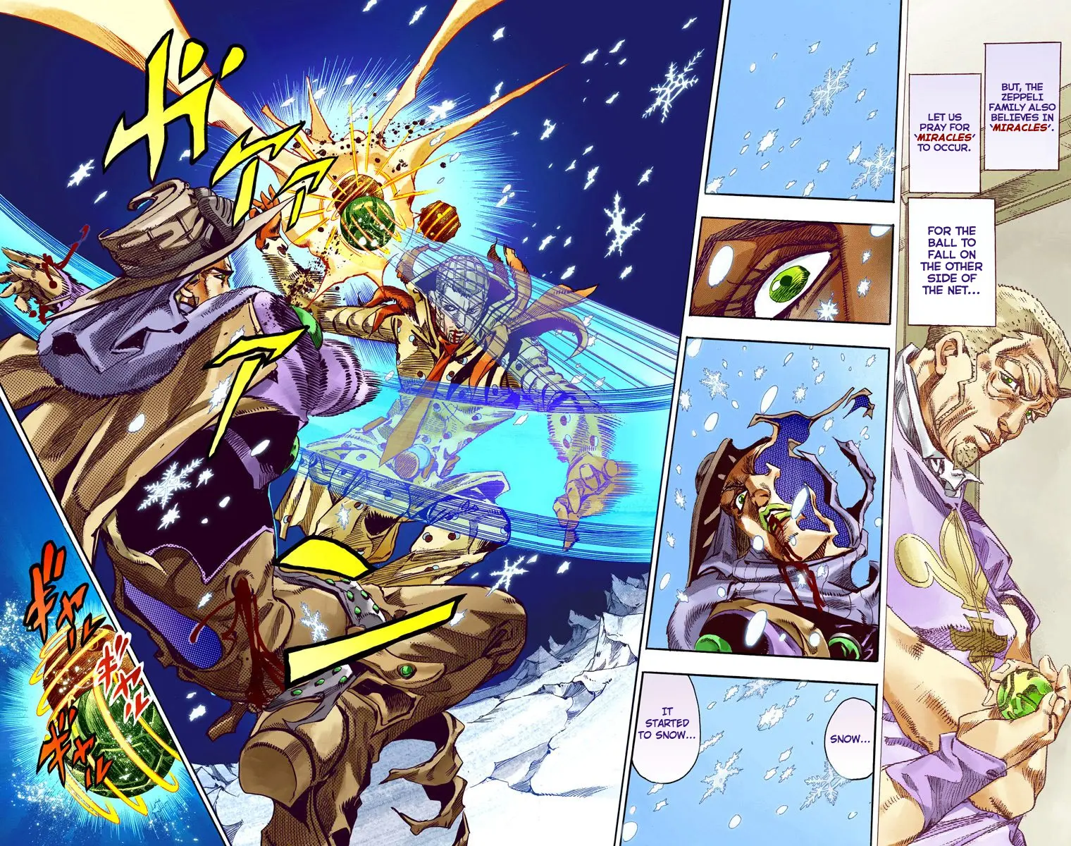 JoJo's Bizarre Adventure Steel Ball Run Colored Manga β Chapter 54 β Page 28