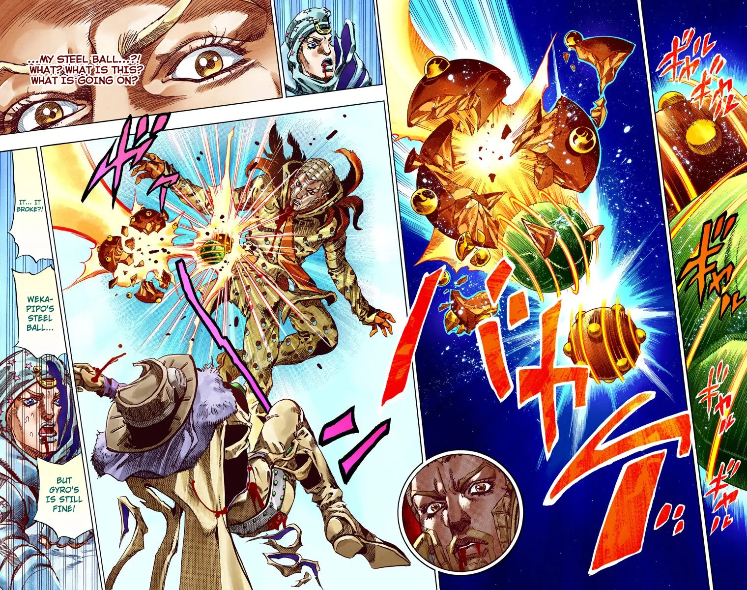 JoJo's Bizarre Adventure Steel Ball Run Colored Manga β Chapter 54 β Page 29