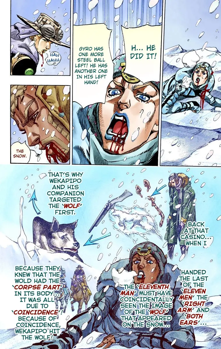 JoJo's Bizarre Adventure Steel Ball Run Colored Manga β Chapter 54 β Page 35