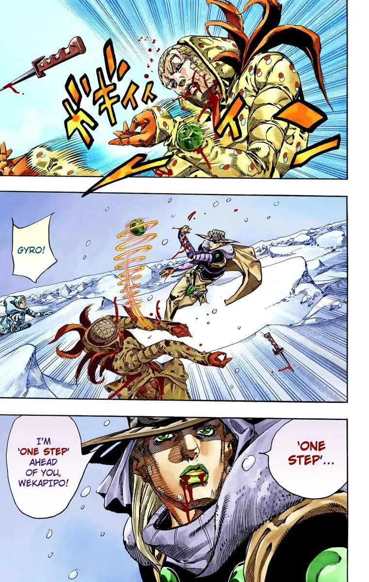 JoJo's Bizarre Adventure Steel Ball Run Colored Manga β Chapter 54 β Page 38