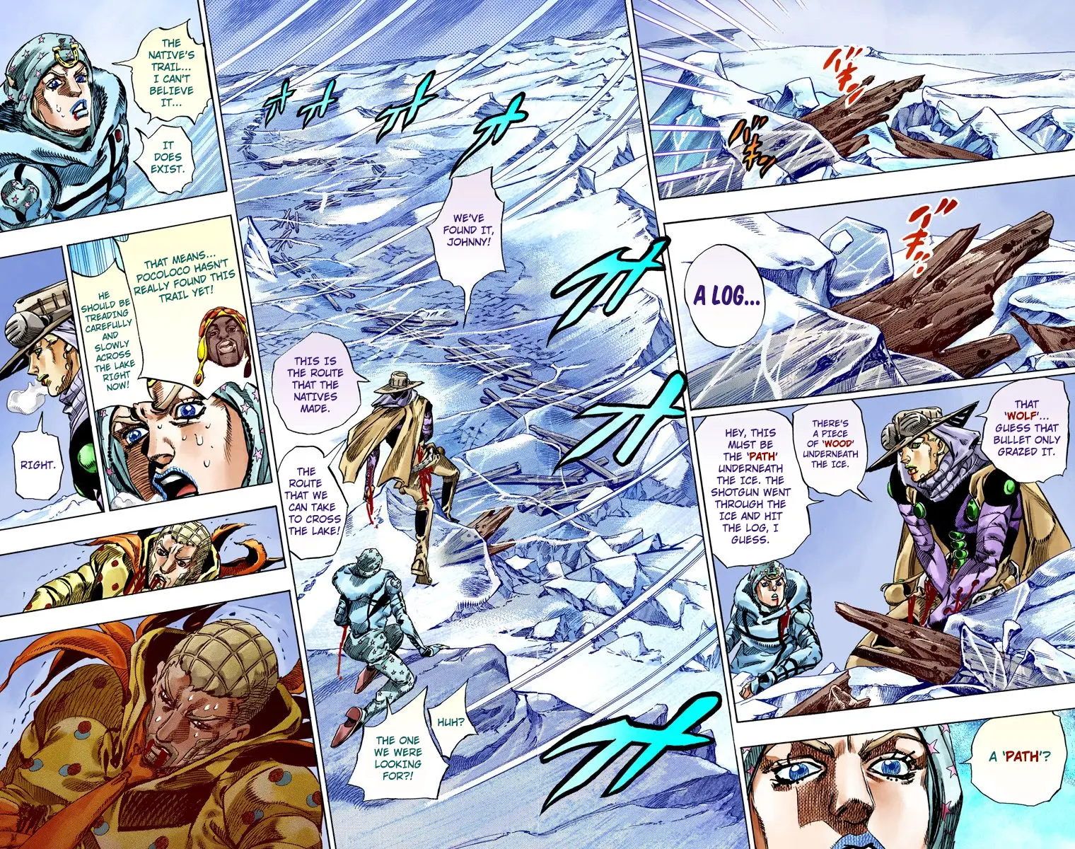 JoJo's Bizarre Adventure Steel Ball Run Colored Manga β Chapter 54 β Page 43
