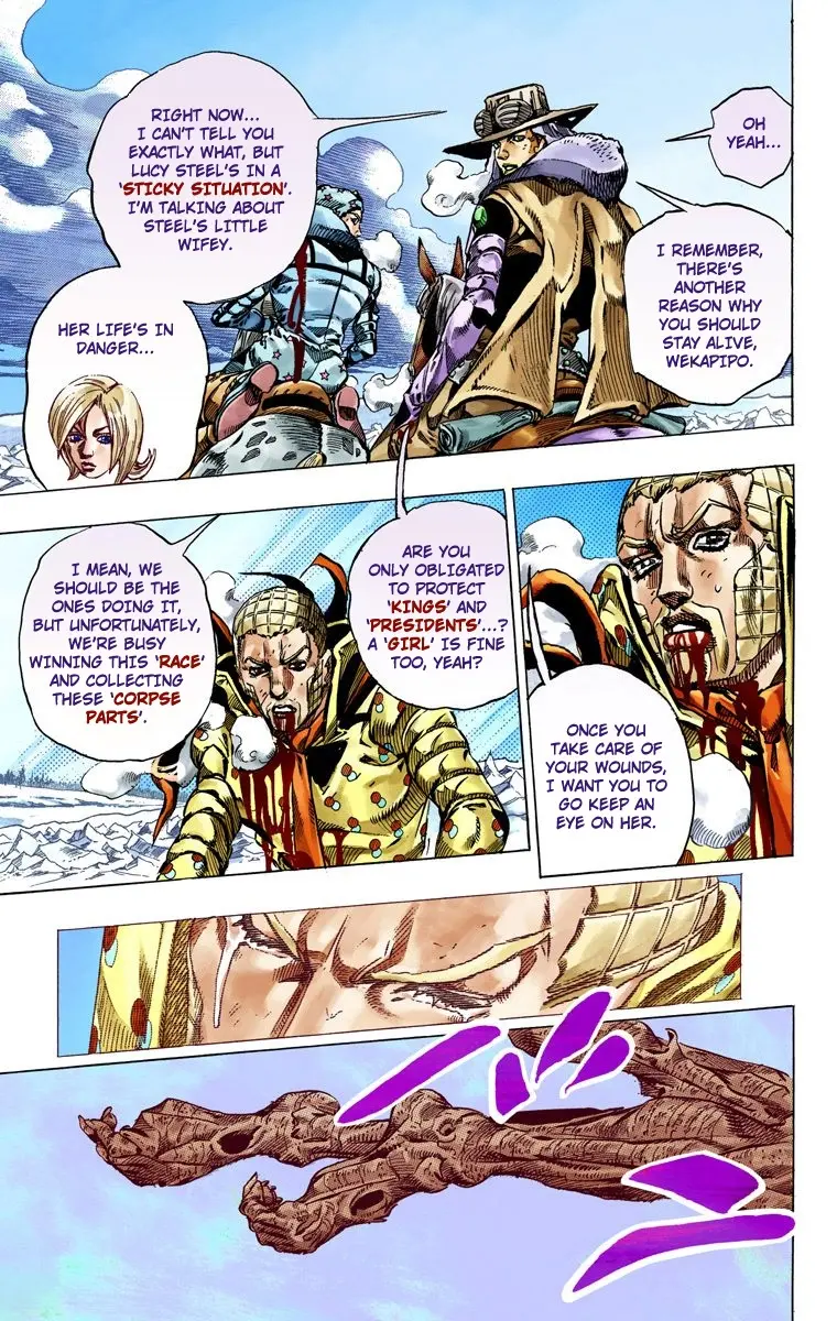JoJo's Bizarre Adventure Steel Ball Run Colored Manga β Chapter 54 β Page 45