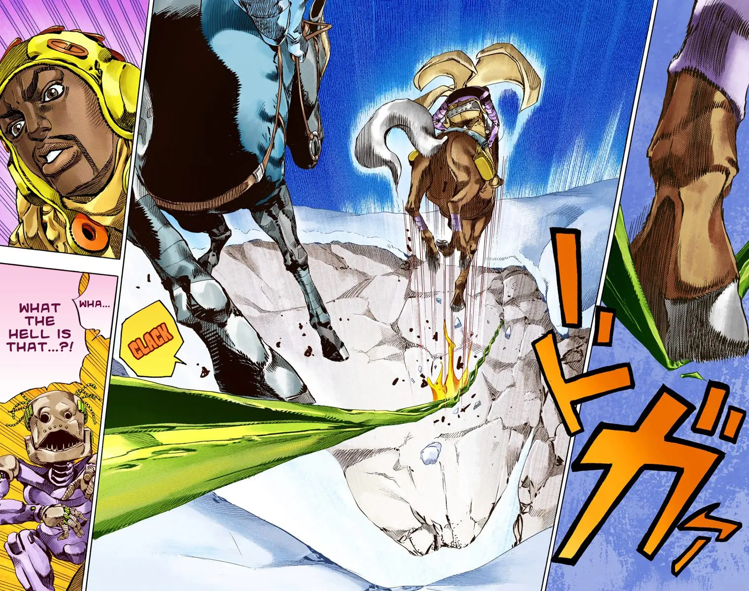 JoJo's Bizarre Adventure Steel Ball Run Colored Manga β Chapter 55 β Page 22