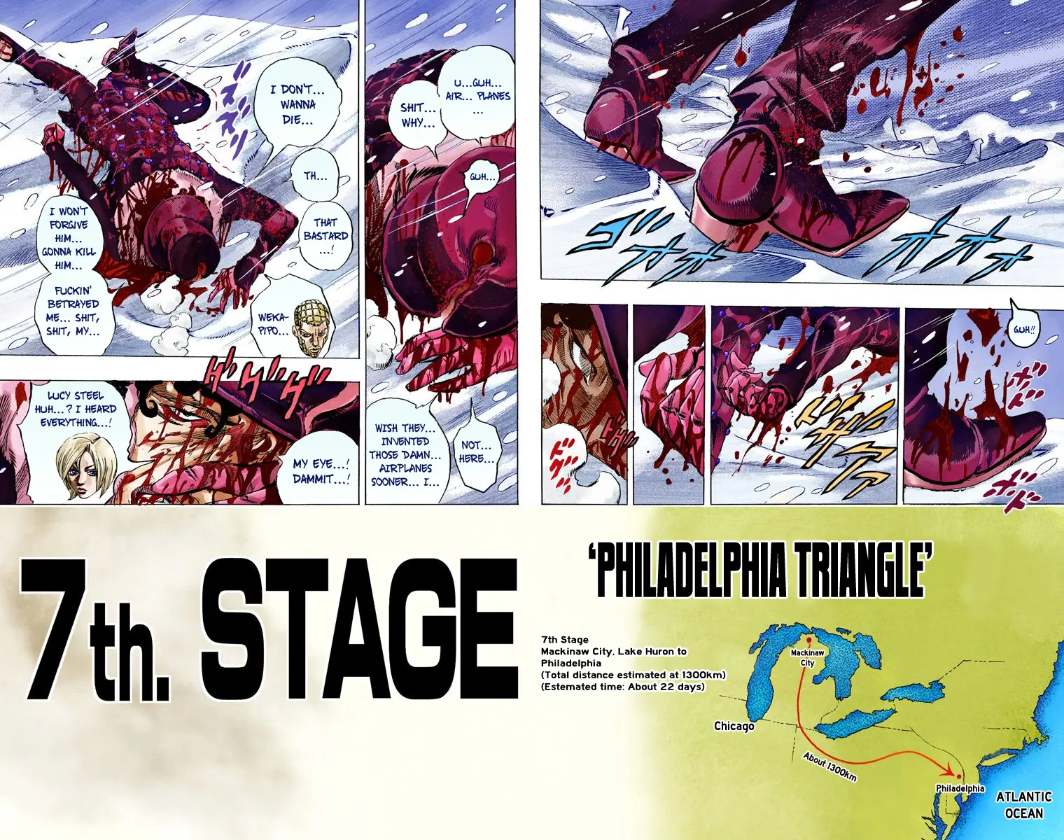 JoJo's Bizarre Adventure Steel Ball Run Colored Manga β Chapter 55 β Page 27