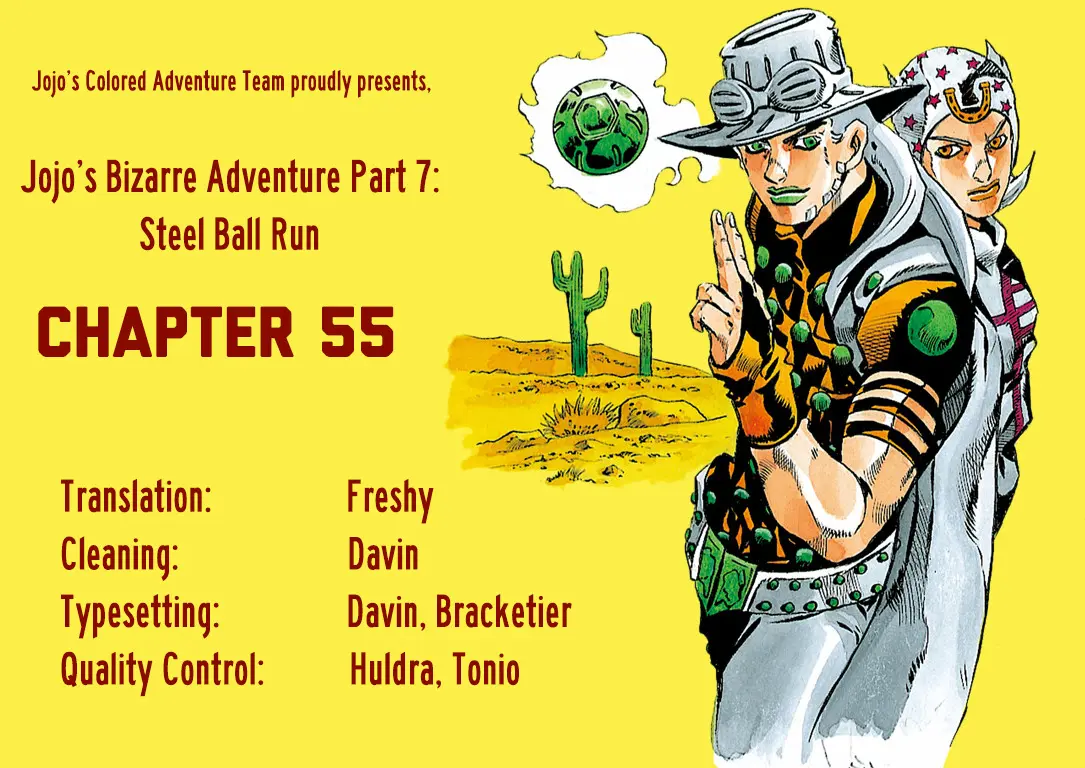 JoJo's Bizarre Adventure Steel Ball Run Colored Manga β Chapter 55 β Page 30
