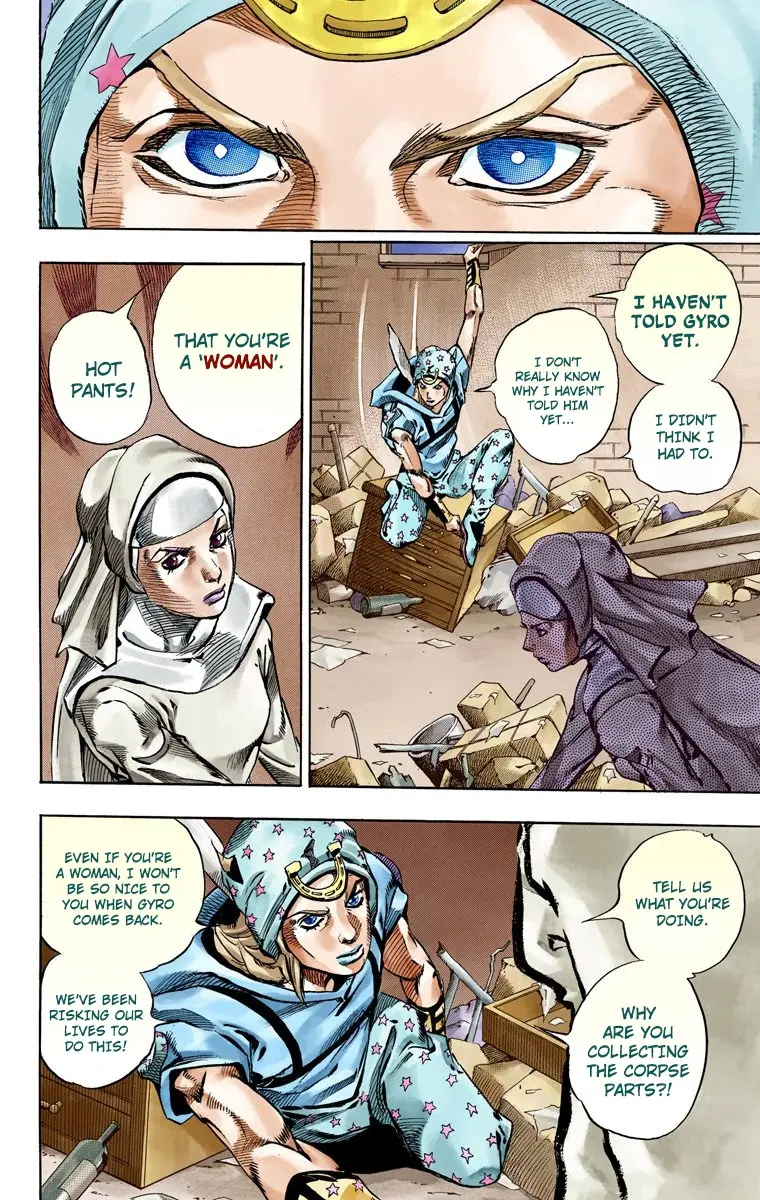 JoJo's Bizarre Adventure Steel Ball Run Colored Manga β Chapter 56 β Page 21
