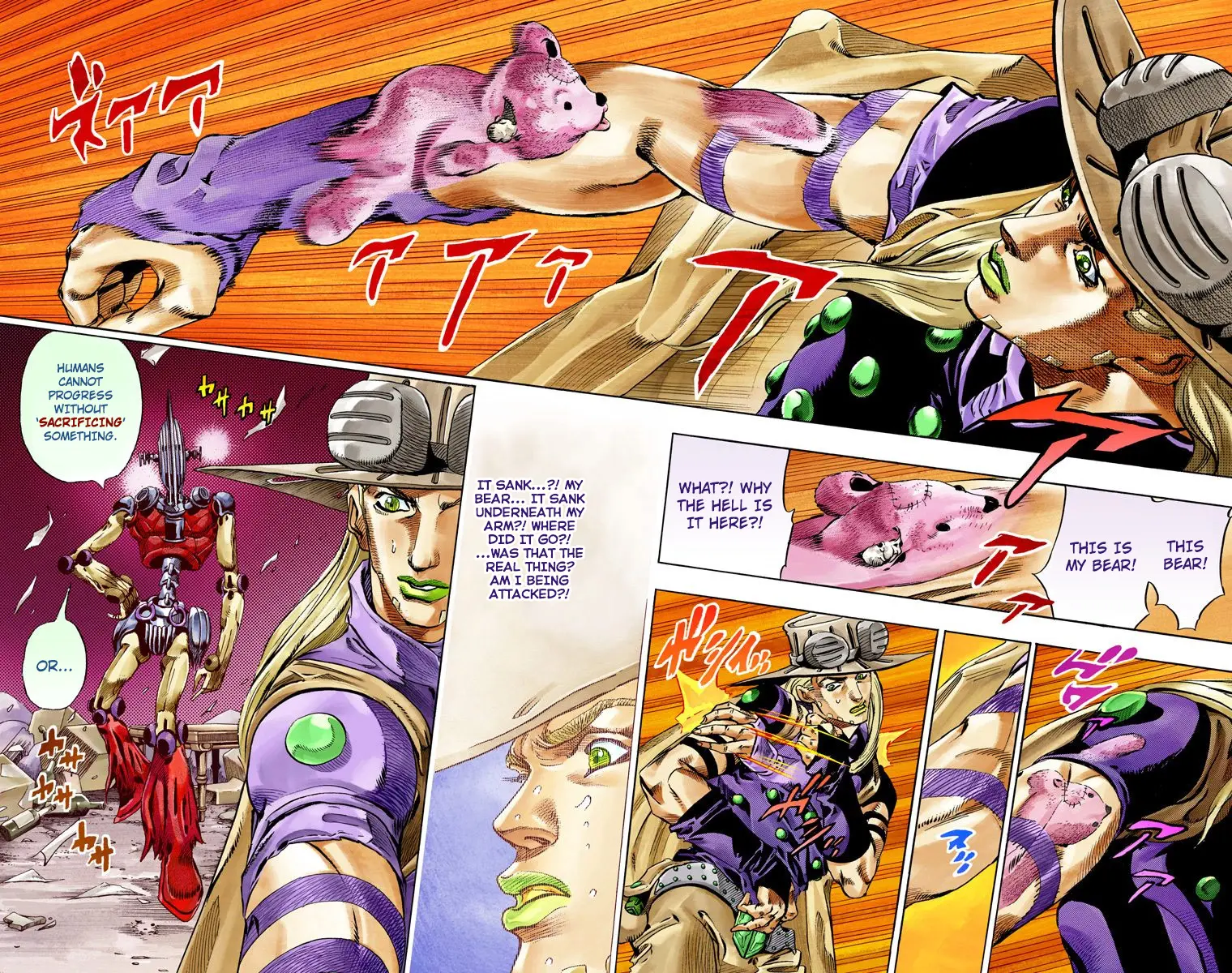 JoJo's Bizarre Adventure Steel Ball Run Colored Manga β Chapter 57 β Page 8