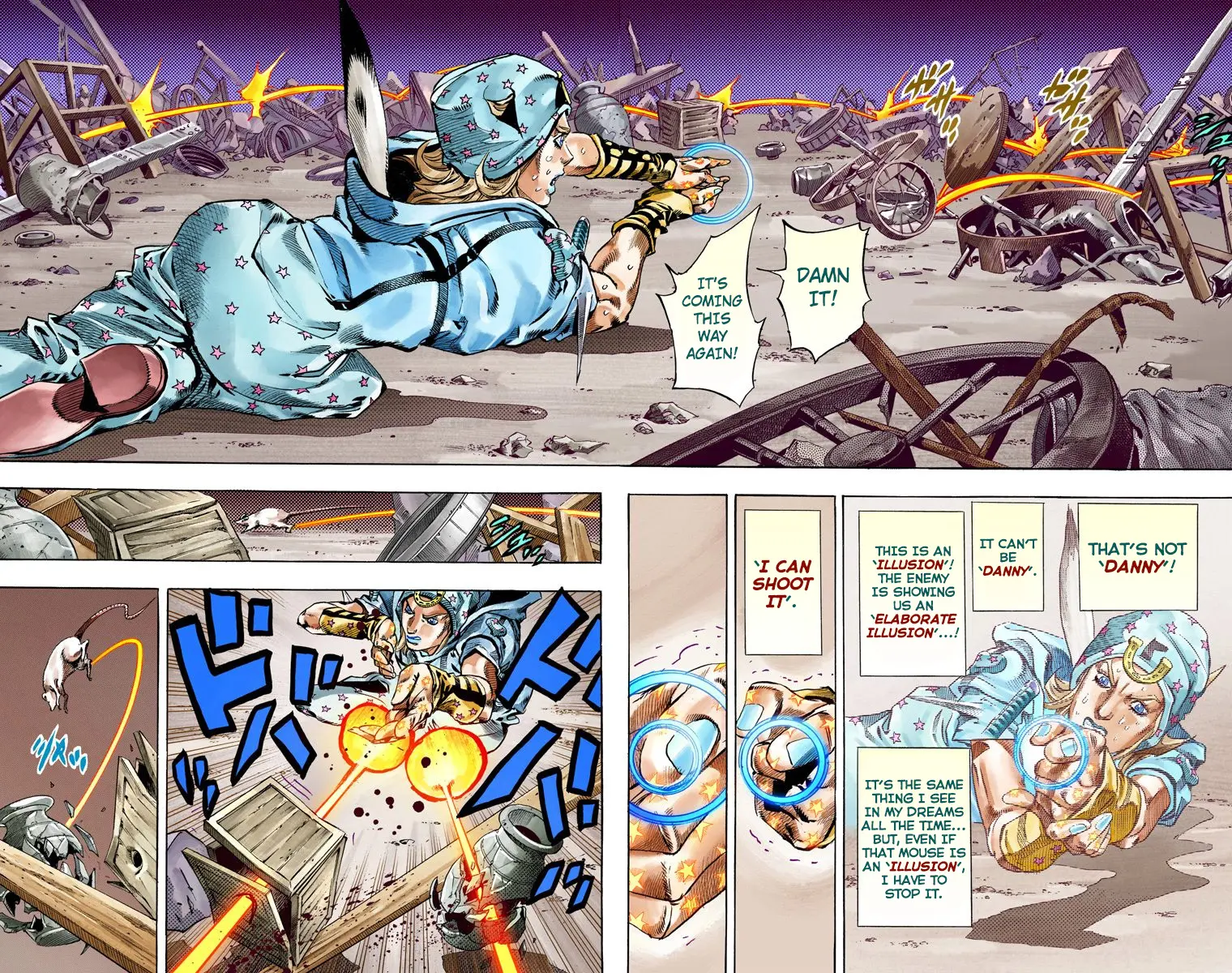 JoJo's Bizarre Adventure Steel Ball Run Colored Manga β Chapter 57 β Page 36