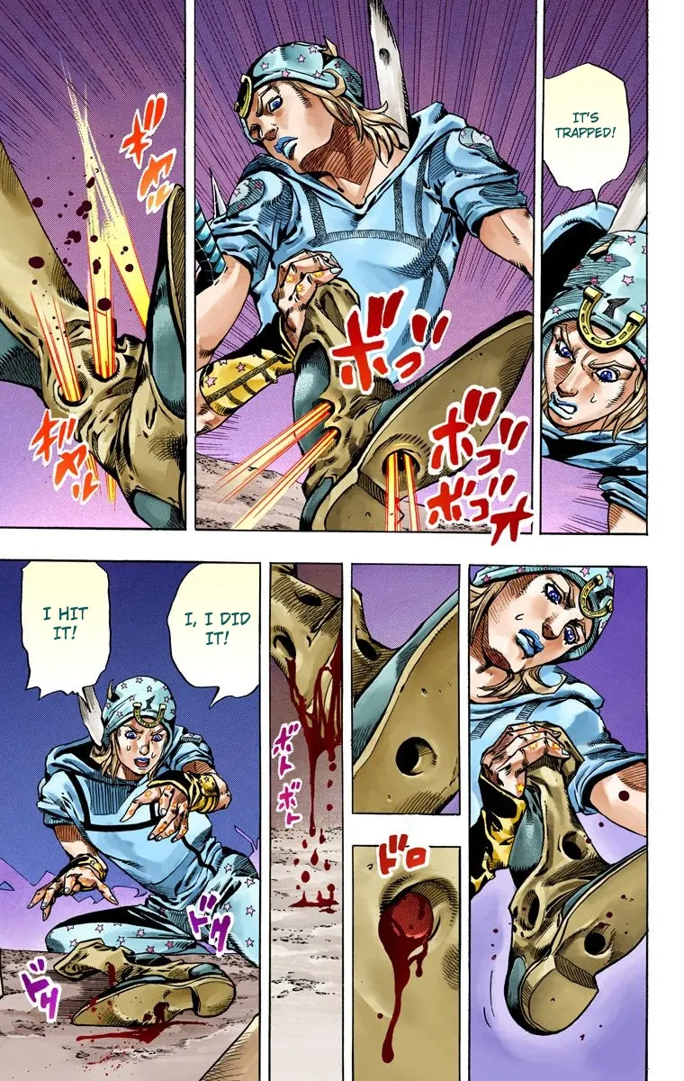 JoJo's Bizarre Adventure Steel Ball Run Colored Manga β Chapter 57 β Page 38